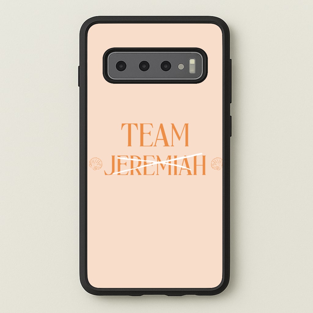 Seashells Team Jeremiah  - The Summer I Turned Pretty Phone Case for Galaxy S10 Plus
