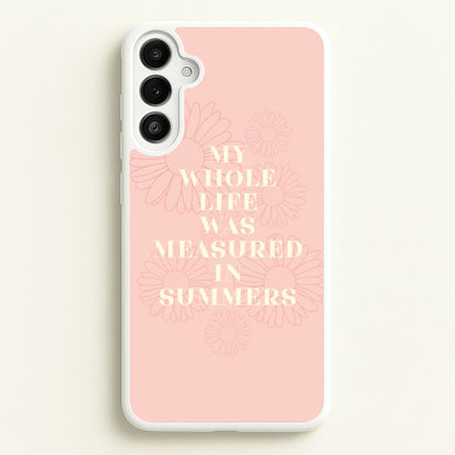 Dasies Quote  - The Summer I Turned Pretty Phone Case for Galaxy A36