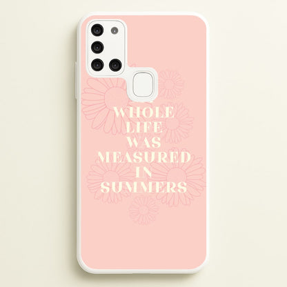 Dasies Quote  - The Summer I Turned Pretty Phone Case for Galaxy A21s