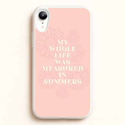 Dasies Quote  - The Summer I Turned Pretty Phone Case for iPhone XR