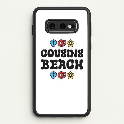 Cartoon Cousins Beach  - The Summer I Turned Pretty Phone Case for Galaxy S10e