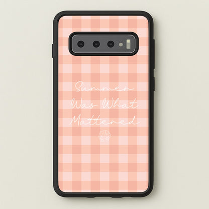 Summer Was What Mattered  - The Summer I Turned Pretty Phone Case for Galaxy S10 Plus
