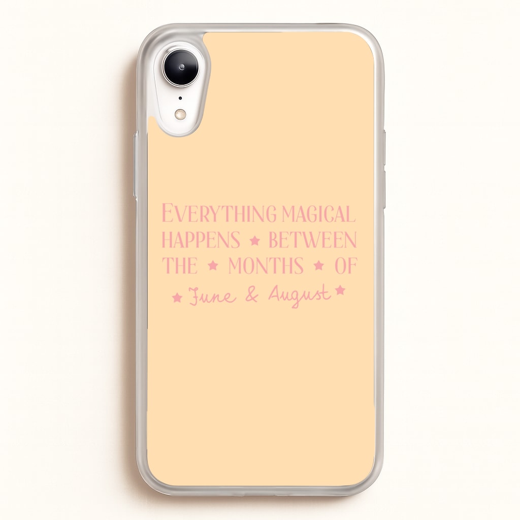 Everything Magical Happens  - The Summer I Turned Pretty Phone Case for iPhone XR