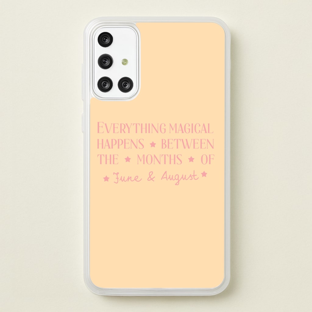 Everything Magical Happens  - The Summer I Turned Pretty Phone Case for Galaxy A71