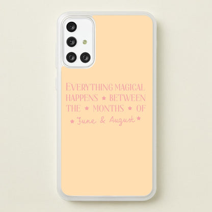 Everything Magical Happens  - The Summer I Turned Pretty Phone Case for Galaxy A71