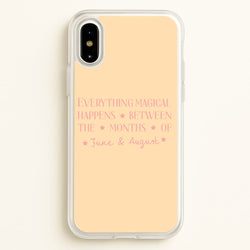 Everything Magical Happens  - The Summer I Turned Pretty Phone Case for iPhone X / XS