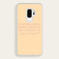 Everything Magical Happens  - The Summer I Turned Pretty Phone Case for Galaxy S9 Plus