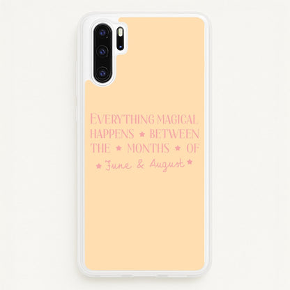Everything Magical Happens  - The Summer I Turned Pretty Phone Case for Huawei P30 Pro
