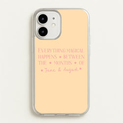 Everything Magical Happens  - The Summer I Turned Pretty Phone Case for iPhone 12 Mini
