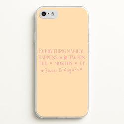 Everything Magical Happens  - The Summer I Turned Pretty Phone Case for iPhone 5 / 5s / SE 2016