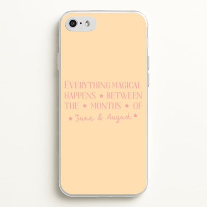 Everything Magical Happens  - The Summer I Turned Pretty Phone Case for iPhone 5 / 5s / SE 2016