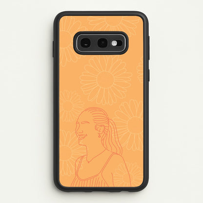 Belly And Daisies Outline  - The Summer I Turned Pretty Phone Case for Galaxy S10e