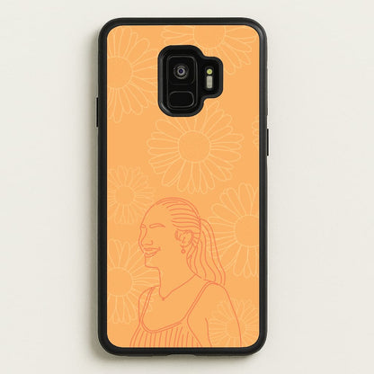Belly And Daisies Outline  - The Summer I Turned Pretty Phone Case for Galaxy S9