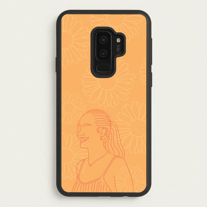 Belly And Daisies Outline  - The Summer I Turned Pretty Phone Case for Galaxy S9 Plus
