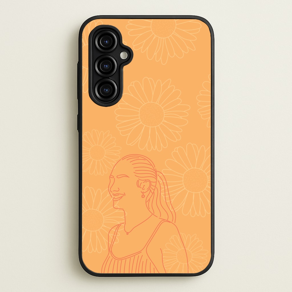 Belly And Daisies Outline  - The Summer I Turned Pretty Phone Case for Galaxy A54