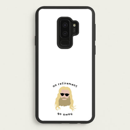 On Retirement  - Marvel Phone Case for Galaxy S9 Plus