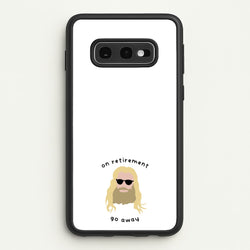 On Retirement  - Marvel Phone Case for Galaxy S10e