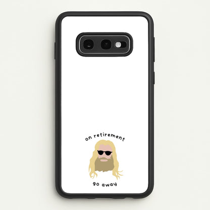 On Retirement  - Marvel Phone Case for Galaxy S10e
