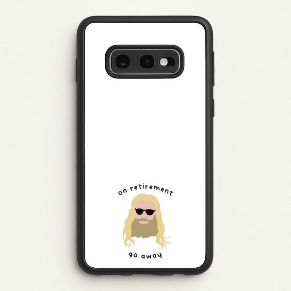On Retirement  - Marvel Phone Case for Galaxy S10e