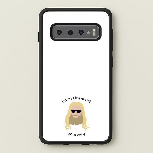 On Retirement  - Marvel Phone Case for Galaxy S10 Plus