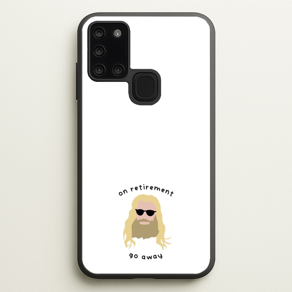 On Retirement  - Marvel Phone Case for Galaxy A21s