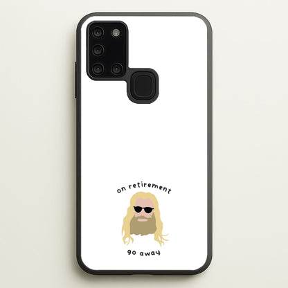 On Retirement  - Marvel Phone Case for Galaxy A21s