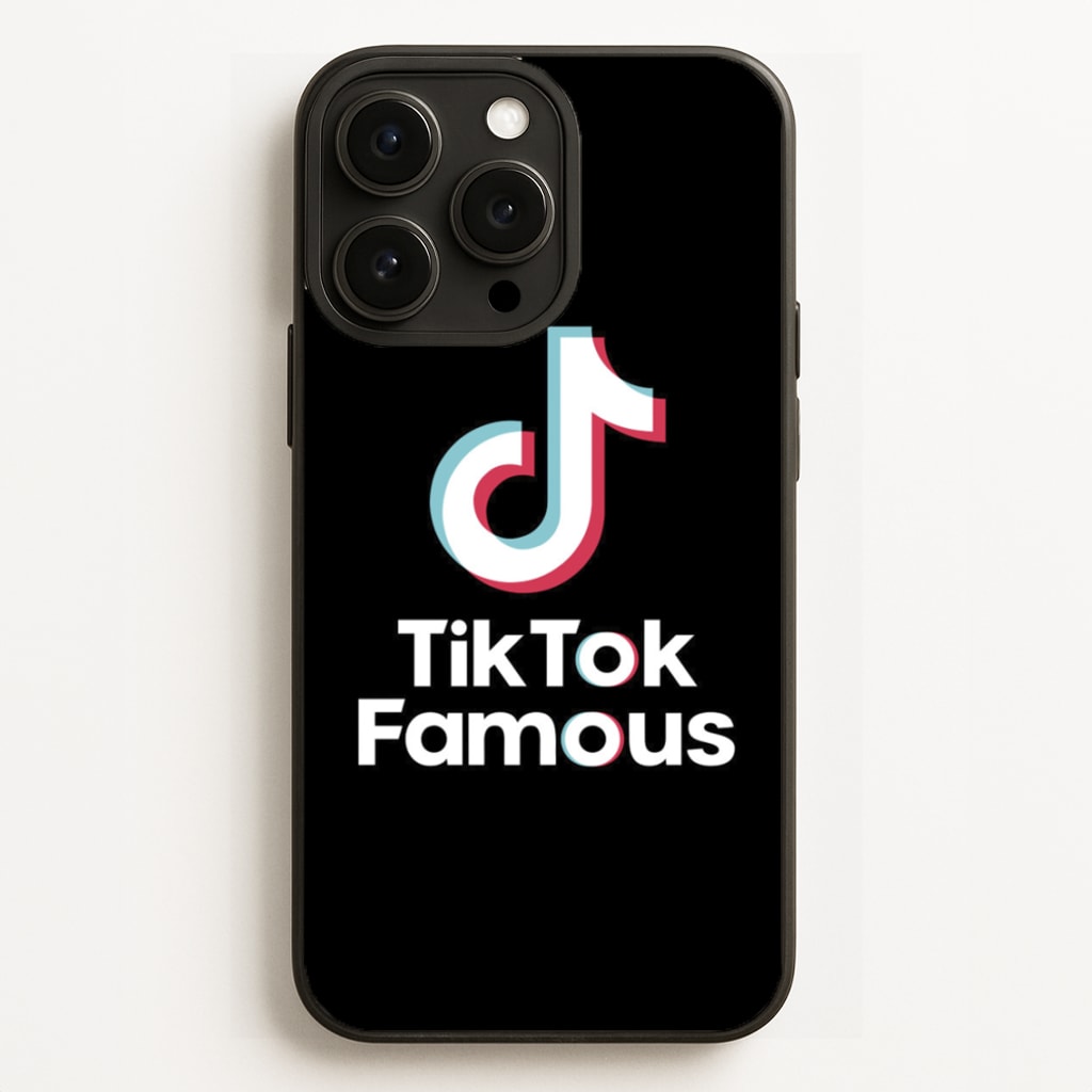 TikTok Famous  - TikTok Phone Case for iPhone 16 Pro Max