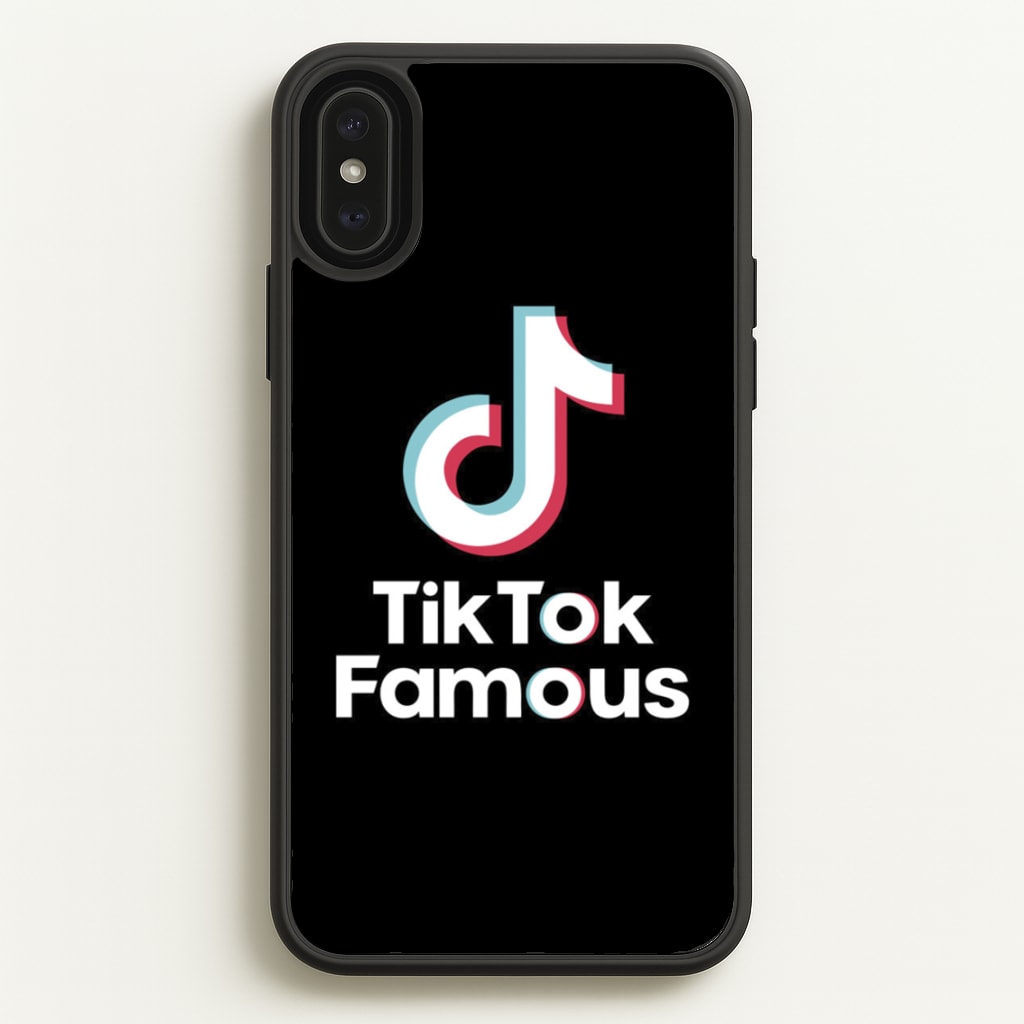 TikTok Famous  - TikTok Phone Case for iPhone XS Max
