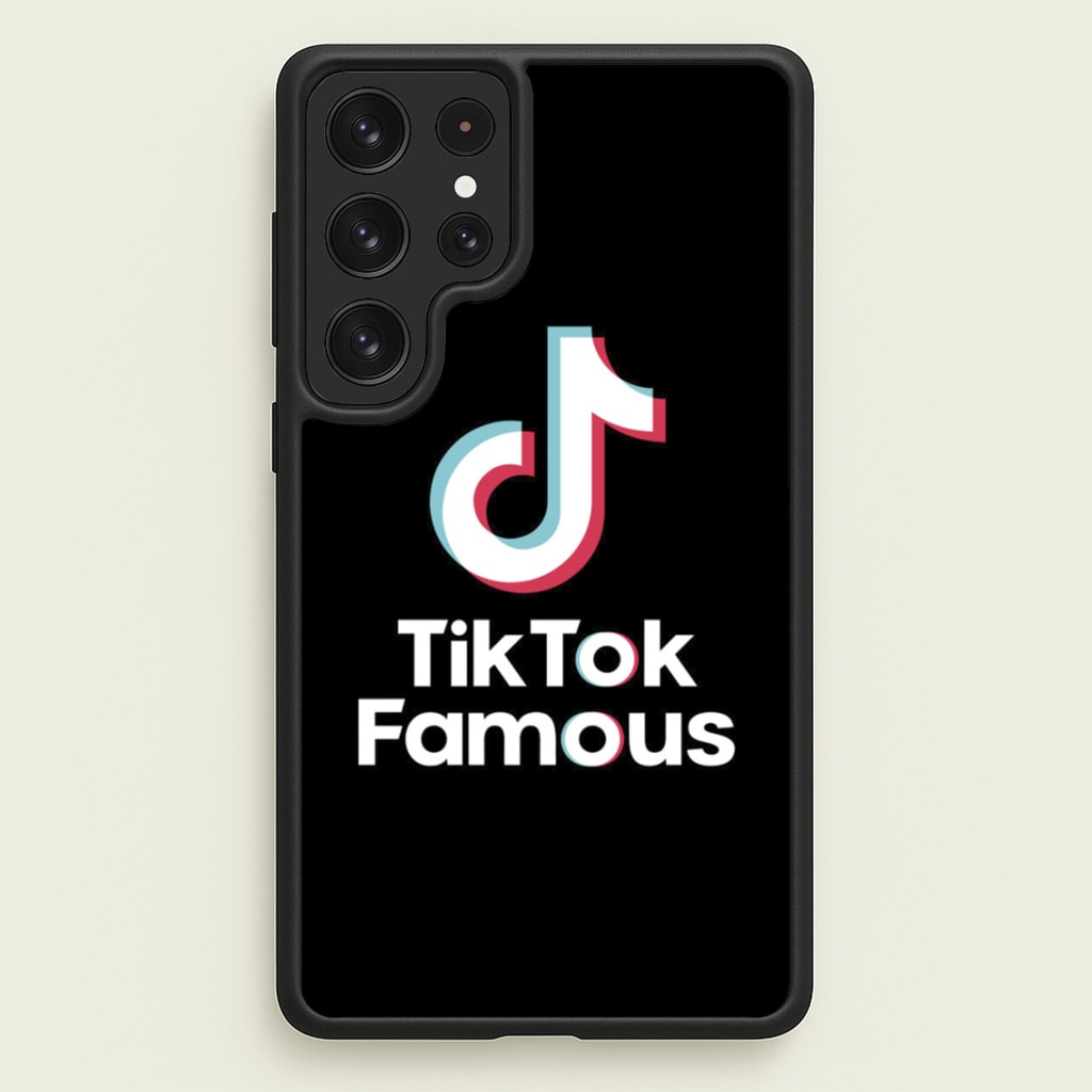 TikTok Famous  - TikTok Phone Case for Galaxy S22 Ultra