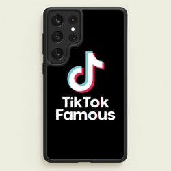 TikTok Famous  - TikTok Phone Case for Galaxy S22 Ultra