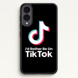 I'd Rather Be On TikTok  - TikTok Phone Case for Galaxy S25 Edge