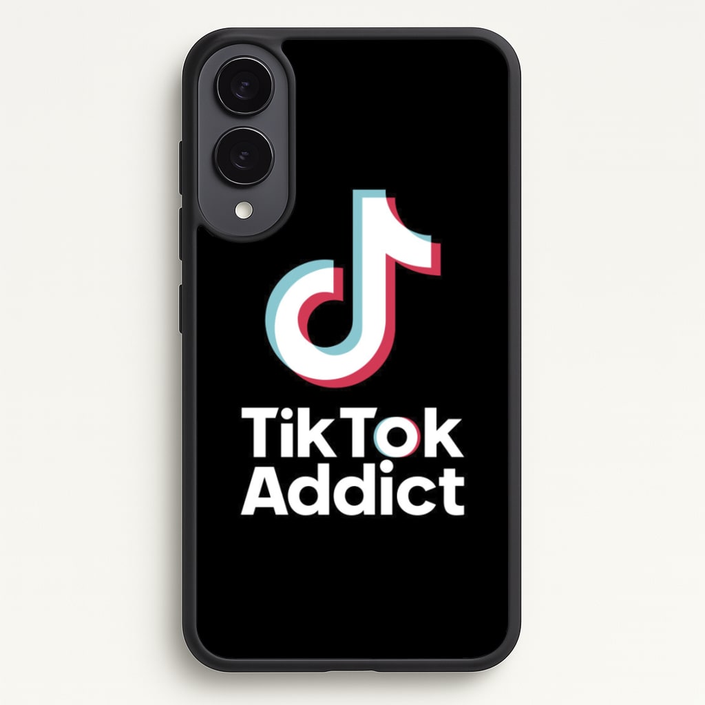 TikTok Addict  - TikTok Phone Case for Galaxy S25 Edge