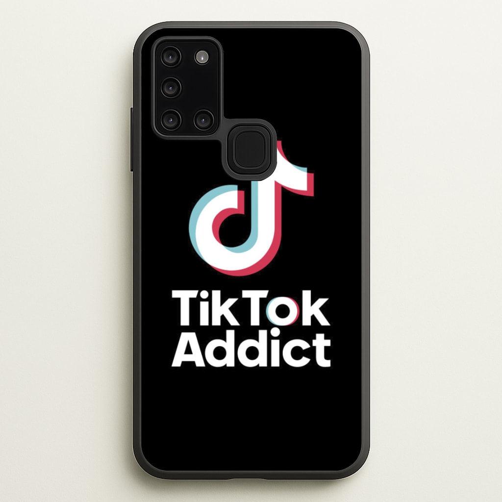 TikTok Addict  - TikTok Phone Case for Galaxy A21s