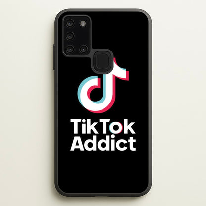 TikTok Addict  - TikTok Phone Case for Galaxy A21s
