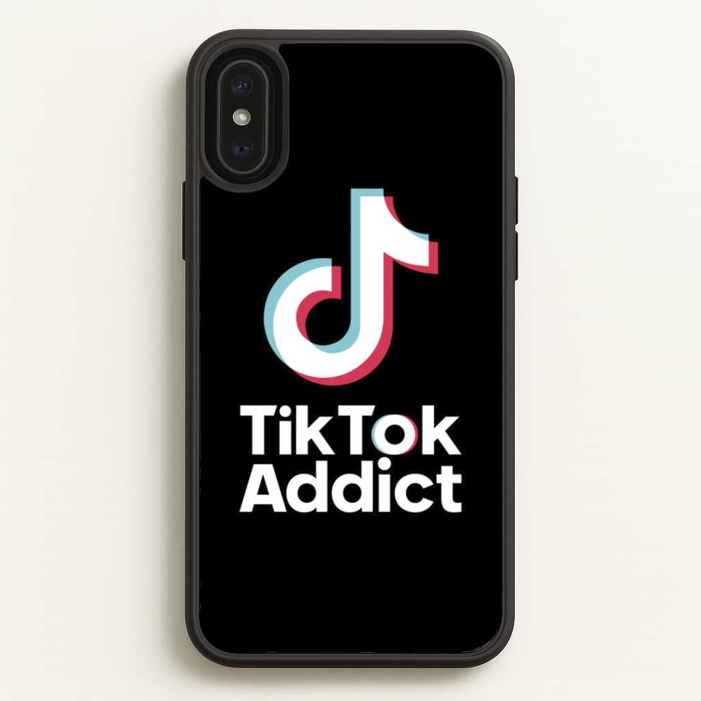 TikTok Addict  - TikTok Phone Case for iPhone XS Max