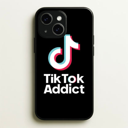 TikTok Addict  - TikTok Phone Case for iPhone 15 Plus