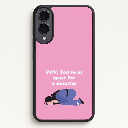 POV: You're In Space For 4 Minutes  - Memes Phone Case for Galaxy S25 Edge