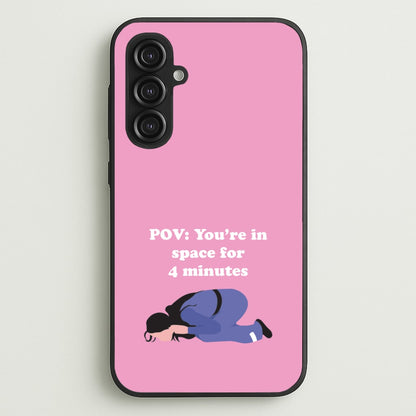 POV: You're In Space For 4 Minutes  - Memes Phone Case for Galaxy S23FE