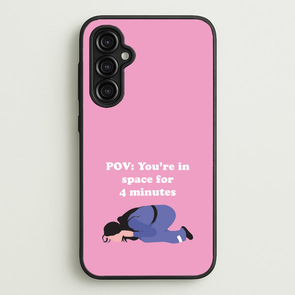 POV: You're In Space For 4 Minutes  - Memes Phone Case for Galaxy A14