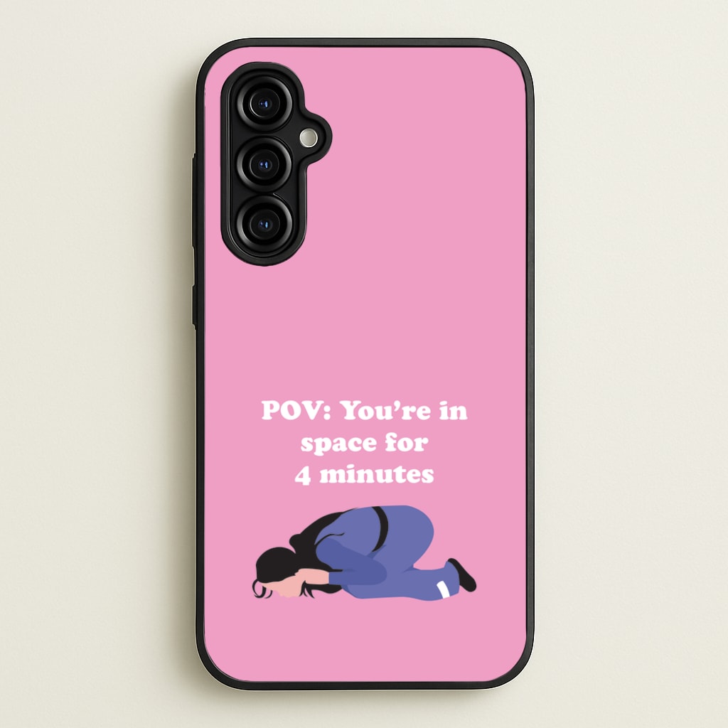 POV: You're In Space For 4 Minutes  - Memes Phone Case for Galaxy A54