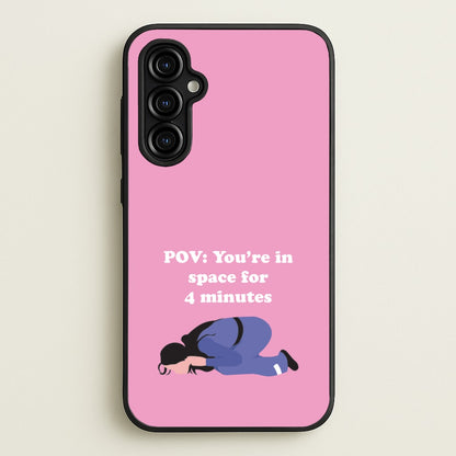 POV: You're In Space For 4 Minutes  - Memes Phone Case for Galaxy A54