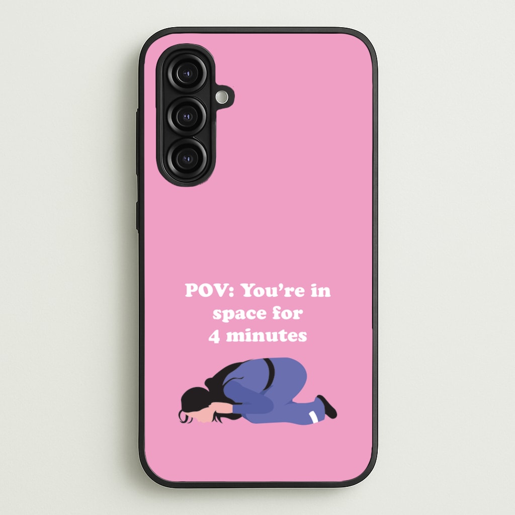 POV: You're In Space For 4 Minutes  - Memes Phone Case for Galaxy A16