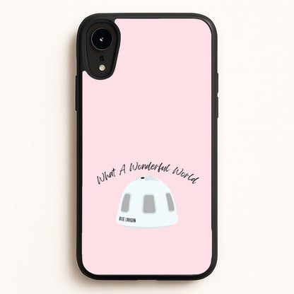 What A Wonderful World Space Launch  - Memes Phone Case for iPhone XR