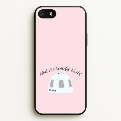 What A Wonderful World Space Launch  - Memes Phone Case for iPhone 5 / 5s / SE 2016