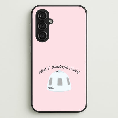 What A Wonderful World Space Launch  - Memes Phone Case for Galaxy S23FE