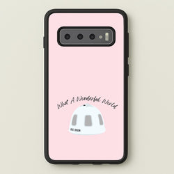 What A Wonderful World Space Launch  - Memes Phone Case for Galaxy S10
