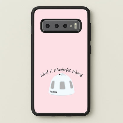 What A Wonderful World Space Launch  - Memes Phone Case for Galaxy S10