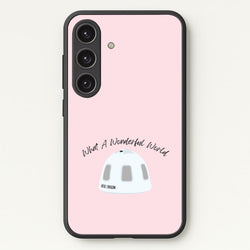 What A Wonderful World Space Launch  - Memes Phone Case for Galaxy S25