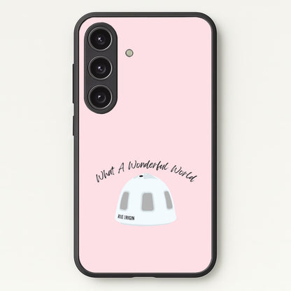 What A Wonderful World Space Launch  - Memes Phone Case for Galaxy S25