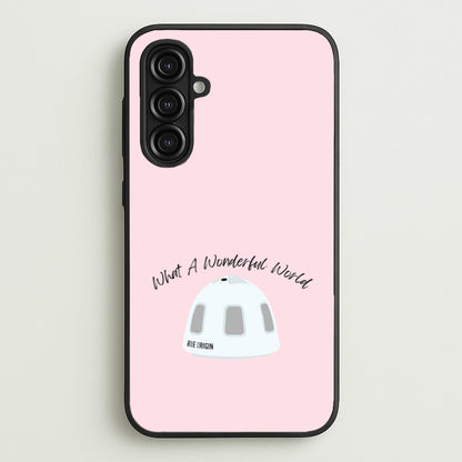 What A Wonderful World Space Launch  - Memes Phone Case for Galaxy A16